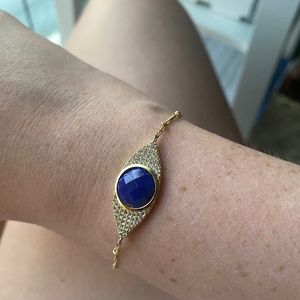 Melanie Auld Lapis Evil Eye Bracelet